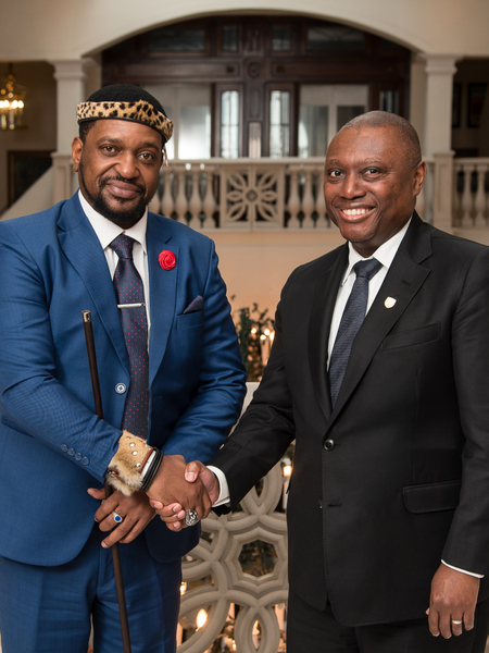 Sim Tshabalala meets King Misuzulu to strengthen KwaZulu-Natal partnership